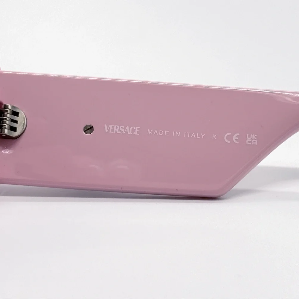 NEW VERSACE VE4474U 5485/87 SQUARE PINK GRAY WOMEN SUNGLASSES VERSACE MOD 4474-U - Picture 9 of 10